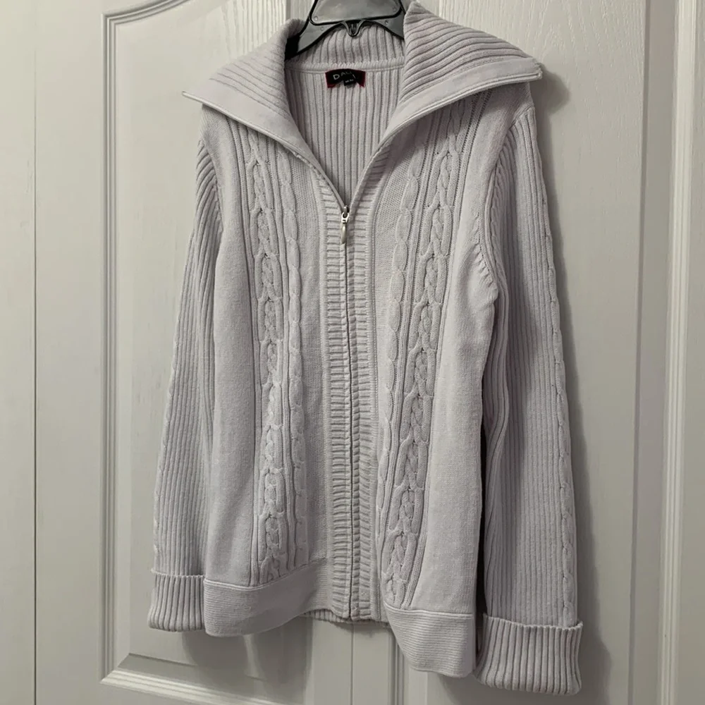 Dalia Collection ladies zip up Sweater - Picture 1 of 13